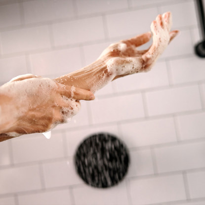 Showering with Kinetico Soft Water