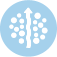 countercurrent icon light blue